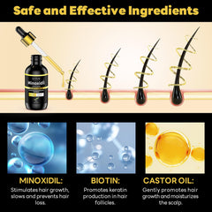 Andelusita minoxidil rosemary dropper enables precise scalp and beard dosing.
