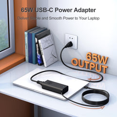 Andingker 65W USB-C Dell charger LED indicator for at-a-glance charging checks.
