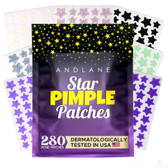 Andlane Star Patches regular black 10mm for targeted spot coverage and discreet wear.