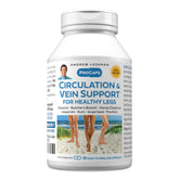 Andrew Lessman Circulation and Vein Support bottle front shows packaging for daily use.
