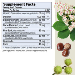 Andrew Lessman Circulation capsules close-up highlighting easy-to-swallow daily support.