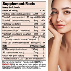 Andrew Lessman Healthy Hair, Skin & Nails capsules for daily hair and nail care.
