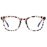 ANDWOOD blue light blocking glasses with small-face leopard frame for all-day comfort and screen use