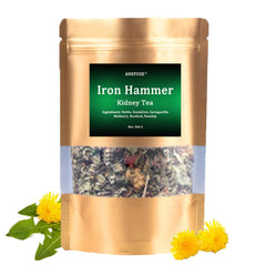 ANEFOSE Iron Hammer Tea packaging shows the herbal blend for daily refreshment.