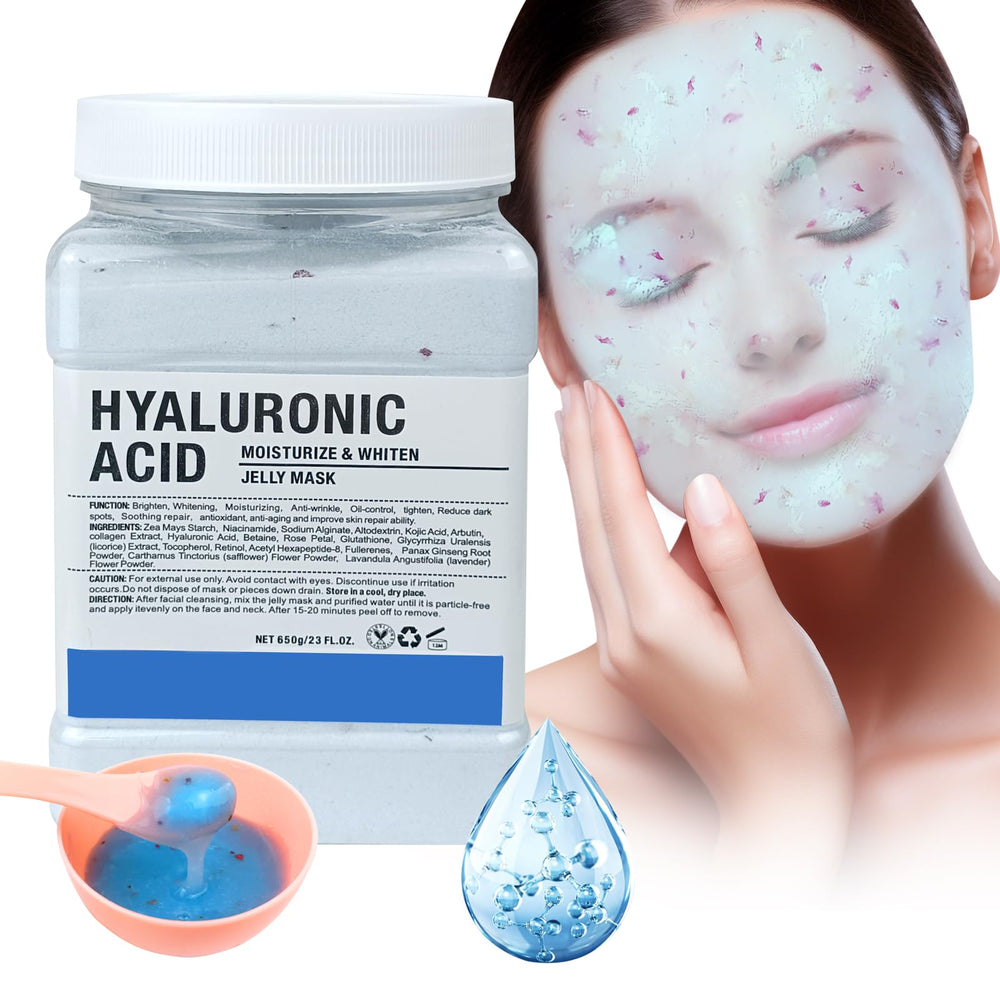 Angeland jelly mask face application for deep hydration and radiant skin.