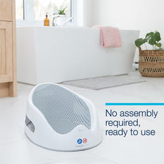 Angelcare Bath Support Aqua in-bath use keeps baby cradled while you wash.