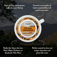 Colombian high-altitude Arabica beans used in Angelino's Mad Professor.