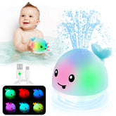 ANGGIKO whale bath toy front view for engaging bath time fun