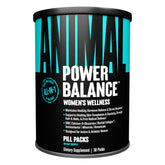 Animal Alpha F bottle front shows hormone balance support for active women.