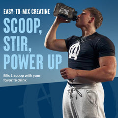 Animal Creatine HMB Powder label detail shows ingredients