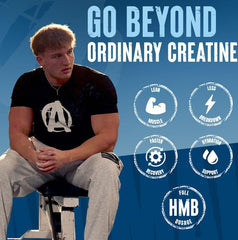Animal Creatine HMB Powder scoop with powder close-up