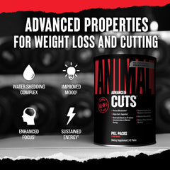 Animal Cuts energy and focus packet for workouts.