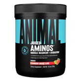 Animal Juiced Aminos strawberry-limeade powder ready for post-workout recovery.