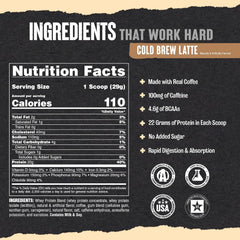 Animal Real iced coffee whey flavor delivers creamy coffee-like taste.