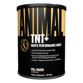 Animal TNT+ bottle and label; supports daily vitality and male wellness