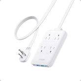 Anker Charging Station 8-in-1 powers multiple devices from a sleek hub for travel-ready setups.