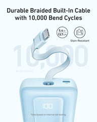Anker Zolo Power Bank delivers 30W fast charging for quick device boosts.