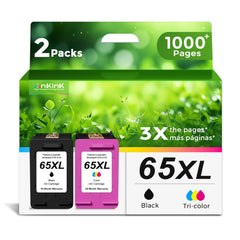 Ankink 65XL black ink cartridge for HP printers, reliable setup and crisp text.