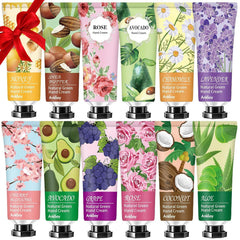ANKOOY 12 pack hand cream varieties with vibrant tubes for daily moisture