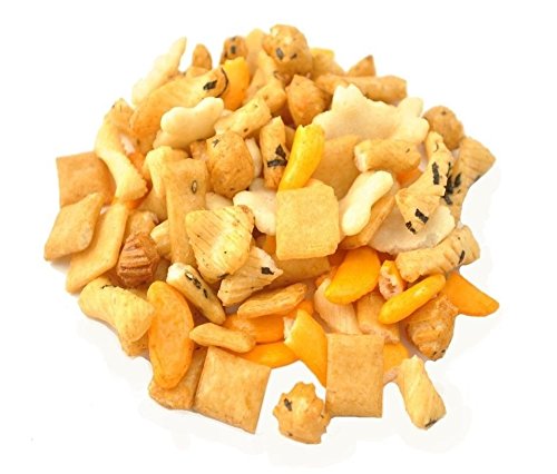 Anna and Sarah Oriental Rice Crackers in resealable bag for on-the-go snacking.