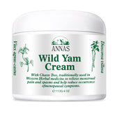 ANNAS Wild Yam Cream jar close-up, creamy texture for daily hydration.