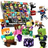 Annexfun 20-piece magnetic blocks and action figures for creative STEM play.
