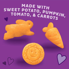 Annie's crackers in bunny shapes, appealing for playful snack time.