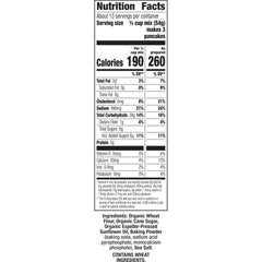 Annie's Pancake Mix label shows USDA Organic and Non-GMO certification