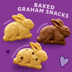 Annie's Bunny Grahams chocolate box front highlights rich flavor for kids