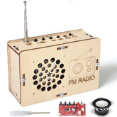 ANNISOKA radio kit assembly showing hands-on STEM learning for kids