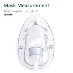 ANSNF clear mask with adjustable strap; easy to customize fit.