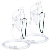 ANSNF oxygen mask for adults with no cup and 6.6 ft tube for portable use.