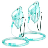 ANSNF oxygen mask adult size L no cup with 6.6-foot tube for portable use.