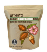 Anthony's blanched almond flour bag, 5 lb, ideal for gluten-free baking.