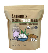 Anthony's organic tapioca flour starch bag front with organic certification