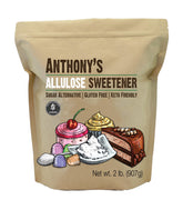 Anthony's Allulose Sweetener bottle—zero net carbs, keto-friendly sugar substitute for everyday use.