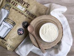 Anthony's milk powder whisked into smoothies and baked goods for versatility.