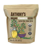 Anthony's Fenugreek seeds bulk pack on pantry shelf for easy meal prep
