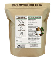 Anthony's Organic Instant Coffee microground powder dissolves quickly in hot water