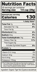 Anthony's Organic Tiger Nut Flour measuring scoop in bag for precise baking