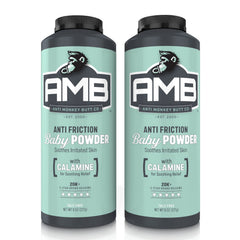 Anti Monkey Butt baby powder bottle close-up for diaper rash prevention