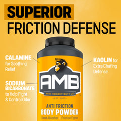 Anti Monkey Butt kaolin clay barrier showcases enhanced chafing protection.