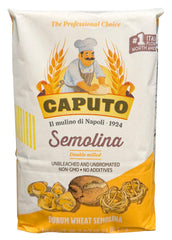 Antimo Caputo semola duro rimacinata durum wheat detail on bag