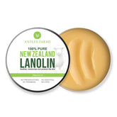 Antler Farms lanolin 100g tub showing rich cream for daily moisturization