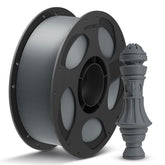 Anycubic PLA Plus texture gray spool ready for reliable feeding