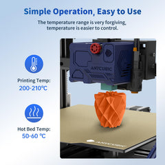 ANYCUBIC PLA orange spool keeps feeding smooth with minimal tangles