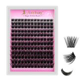 AnyFairy Lash Clusters with 8-18mm varied lengths for customizable density and style.