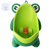 Anyumocz frog pee training urinal in green bowl design boosts toddler aim with a playful target.