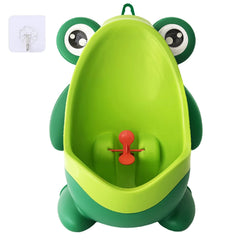 Anyumocz frog pee training urinal in green bowl design boosts toddler aim with a playful target.