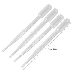 Anyumocz pipettes 6inch provide easy handling for makeup application and sample transfer.